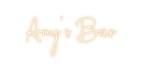 Custom Neon: Amy's Bar