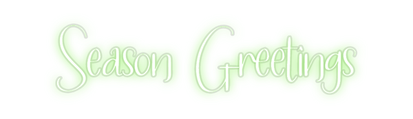 Custom Neon: Season Greeti...