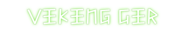 Custom Neon: Viking Gir