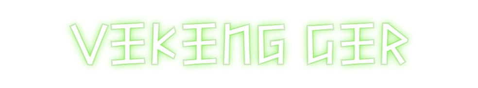 Custom Neon: Viking Gir