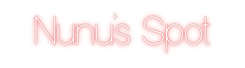Custom Neon:  Nunu’s Spot