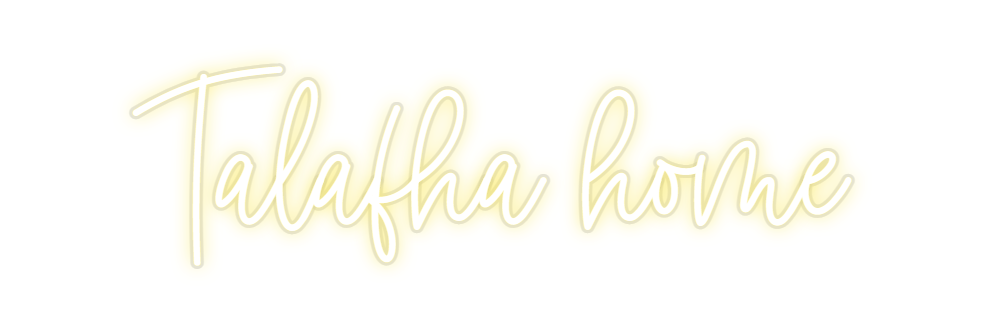 Custom Neon: Talafha home