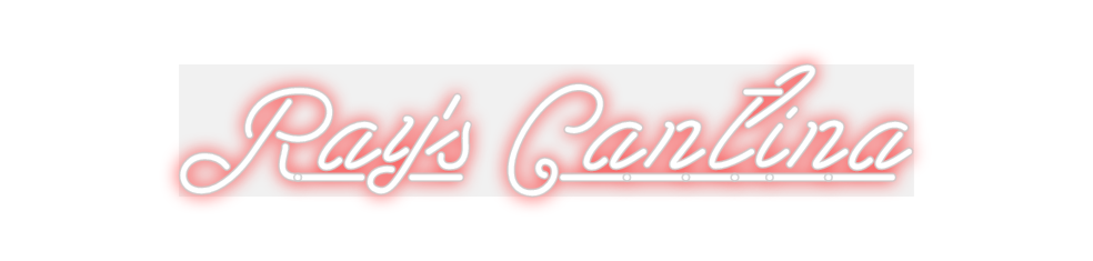 Custom Neon: Ray's Cantina
