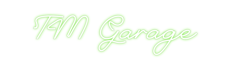 Custom Neon: TM Garage