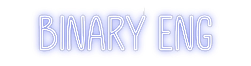 Custom Neon: Binary ENG