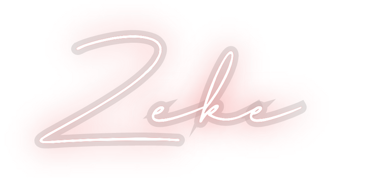 Custom Neon: Zeke