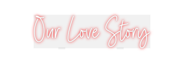 Custom Neon: Our Love Story