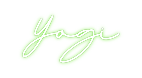 Custom Neon: Yogi