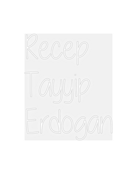 Custom Neon: Recep
Tayyip
...