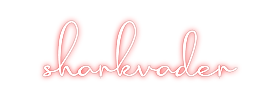 Custom Neon: sharkvader