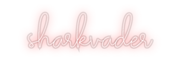 Custom Neon: sharkvader