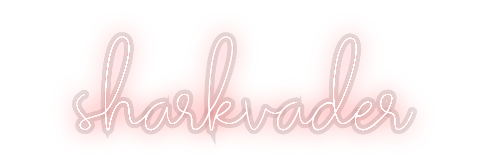 Custom Neon: sharkvader