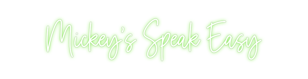 Custom Neon: Mickey's Spea...