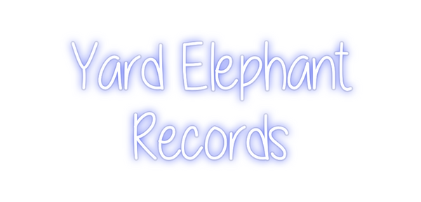 Custom Neon: Yard Elephant...