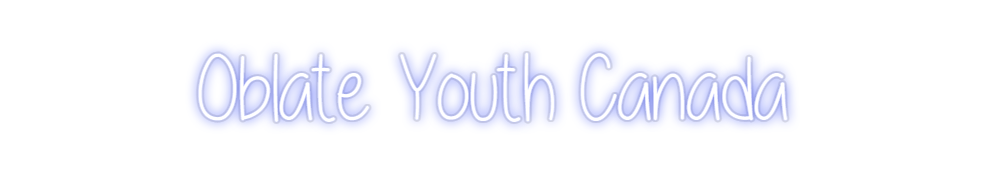 Custom Neon: Oblate Youth ...
