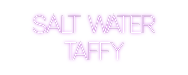 Custom Neon: SALT WATER
 T...