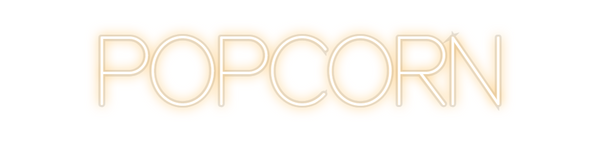 Custom Neon: POPCORN