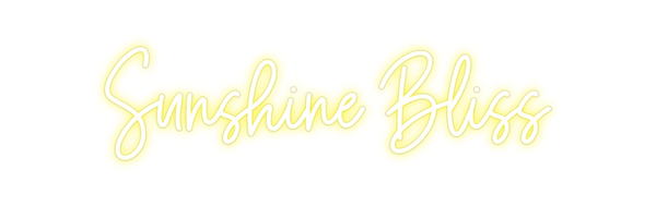 Custom Neon: Sunshine Bliss
