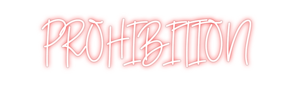 Custom Neon: PROHIBITION
