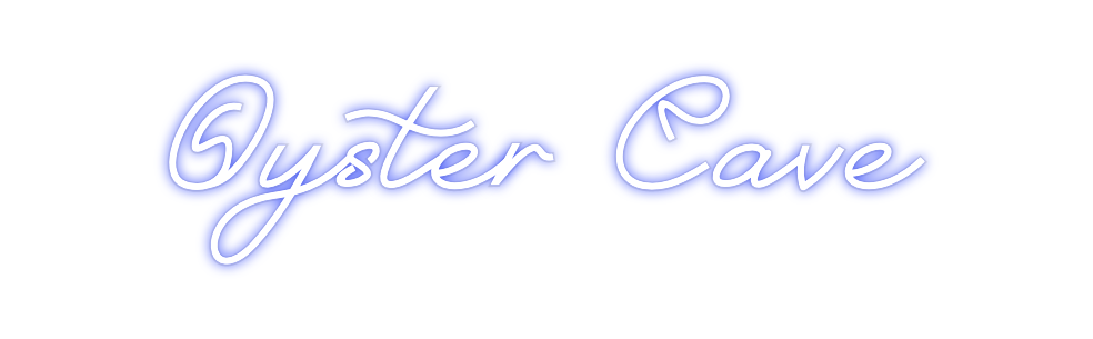Custom Neon: Oyster Cave