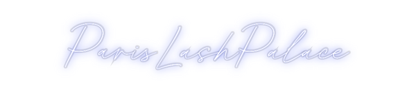 Custom Neon: ParisLashPalace