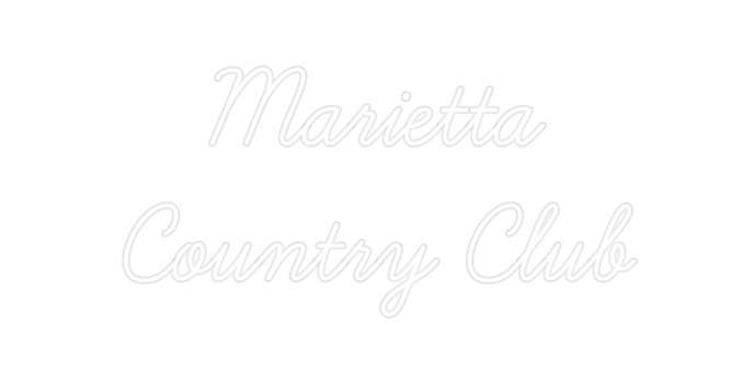 Custom Neon: Marietta 
Cou...