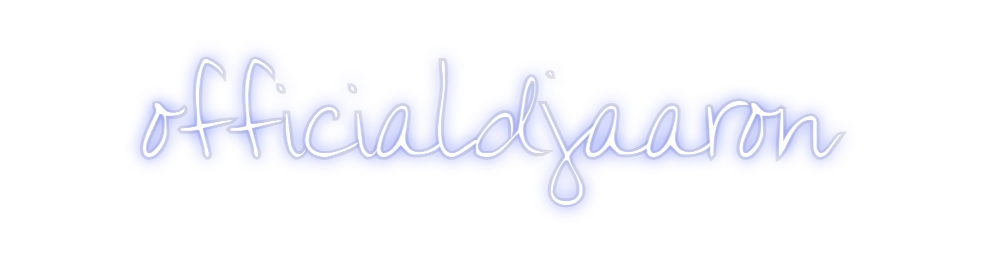 Custom Neon: officialdjaaron