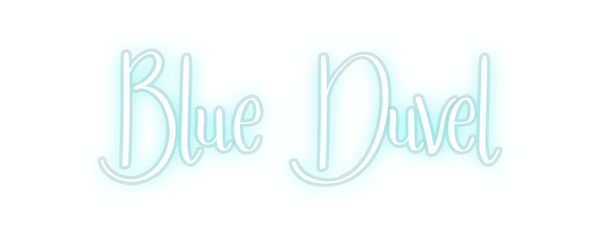 Custom Neon: Blue Duvel