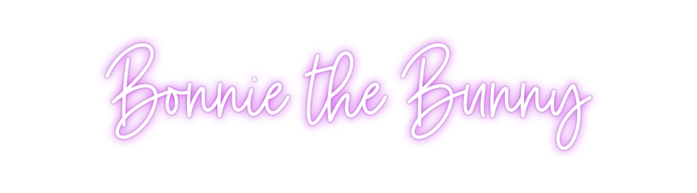 Custom Neon: Bonnie the Bu...