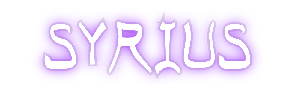 Custom Neon: SYRIUS