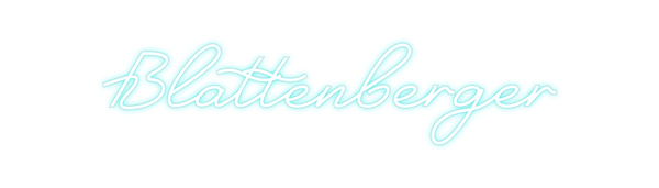 Custom Neon: Blattenberger