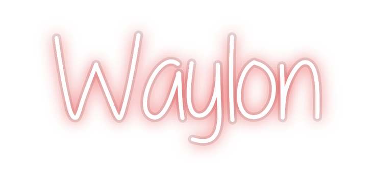 Custom Neon: Waylon