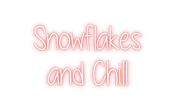 Custom Neon: Snowflakes 
 ...