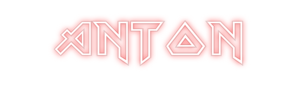 Custom Neon: Anton