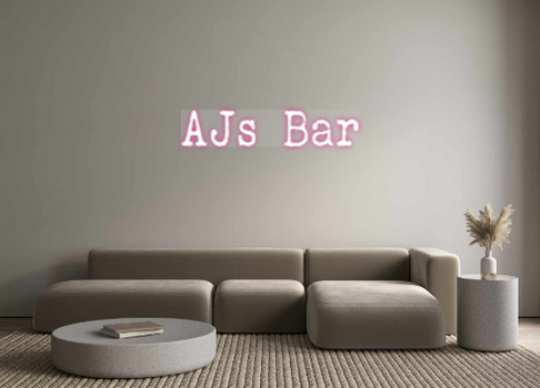 Custom Neon: AJs Bar