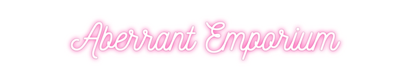 Custom Neon: Aberrant Empo...