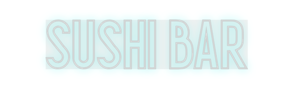 Custom Neon: Sushi Bar