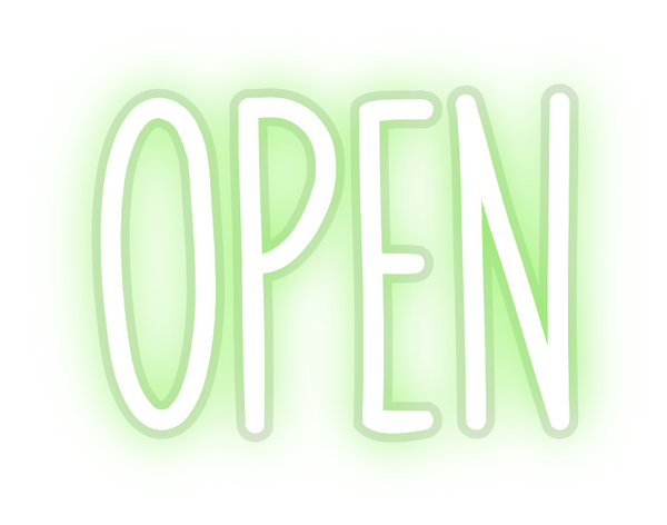 Custom Neon: OPEN