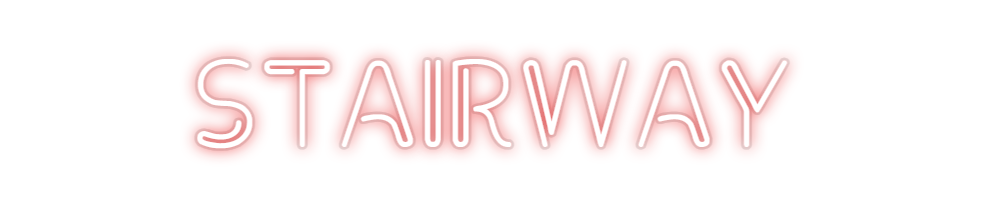 Custom Neon: STAIRWAY