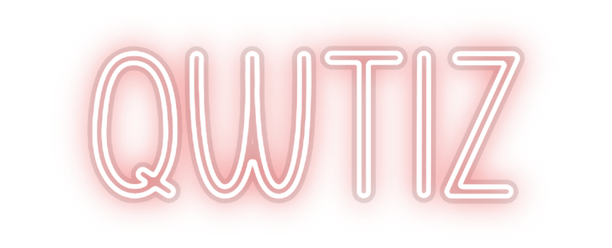 Custom Neon: Qwtiz