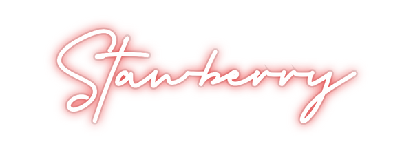 Custom Neon: Stawberry