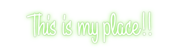 Custom Neon: This is my pl...