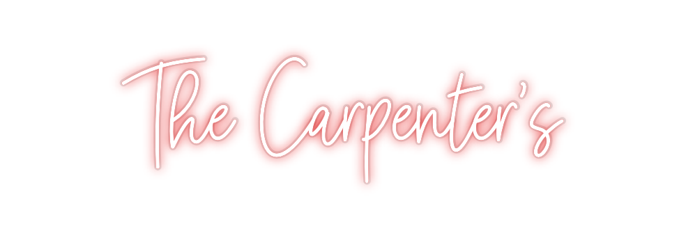 Custom Neon: The Carpenter’s