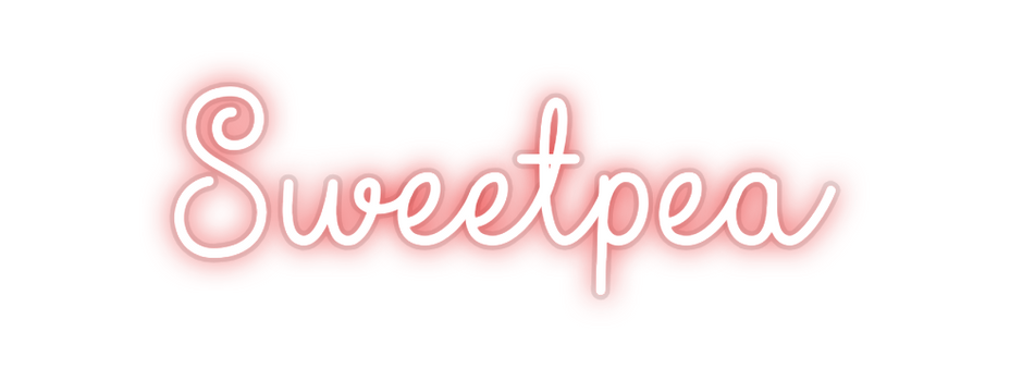 Custom Neon: Sweetpea