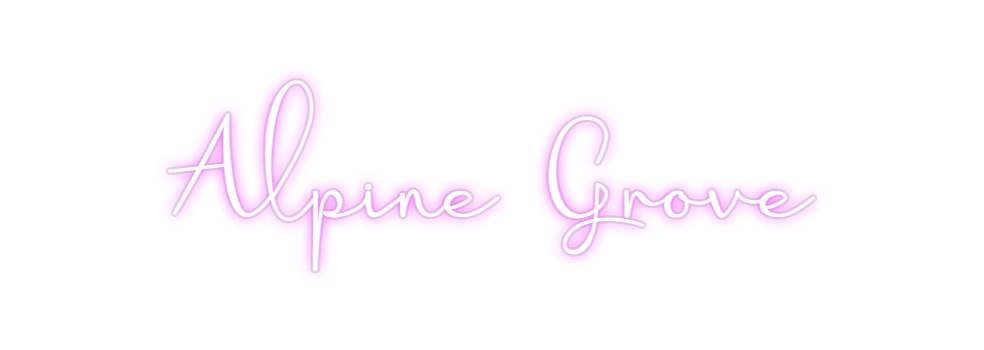 Custom Neon: Alpine Grove