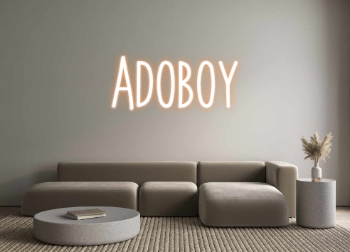 Custom Neon: Adoboy