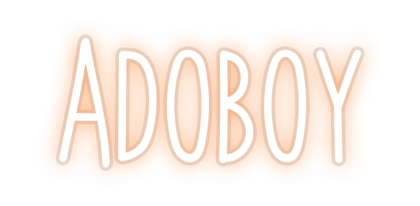 Custom Neon: Adoboy