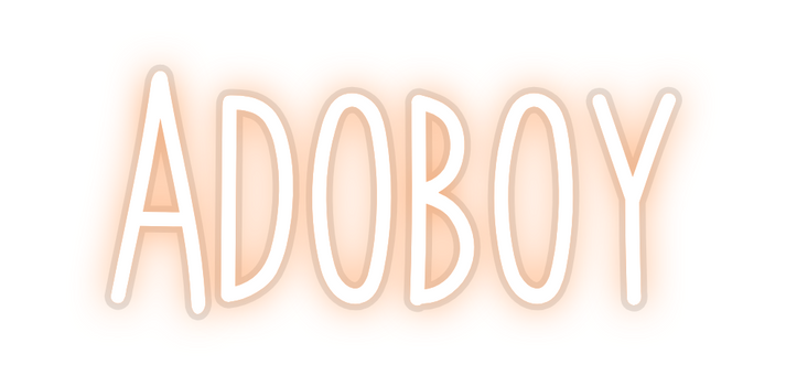 Custom Neon: Adoboy