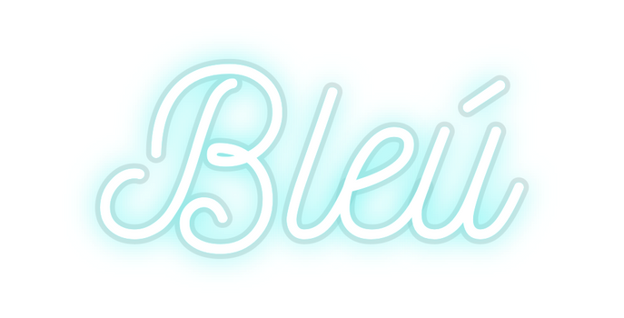 Custom Neon: Bleú