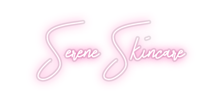Custom Neon: Serene Skincare